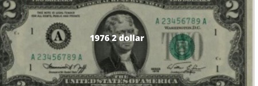 1976 2 dollar bill value