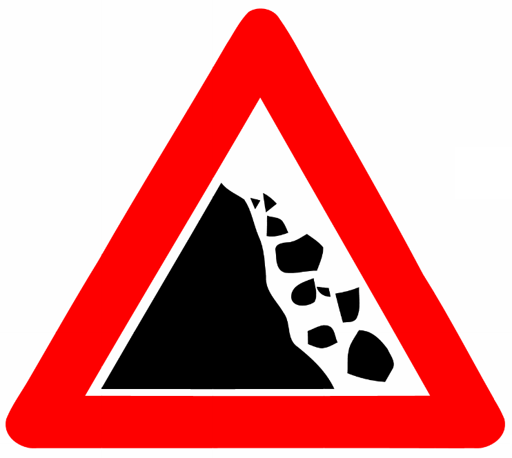 Falling rocks