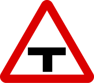 T-Junction Sign