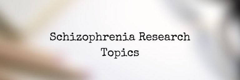 schizophrenia research topics