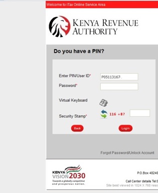 How to login to KRA iTax