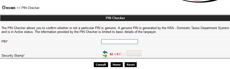 KRA Pin-Checker