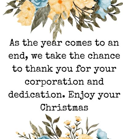 Appreciation Merry Christmas Message to Employees