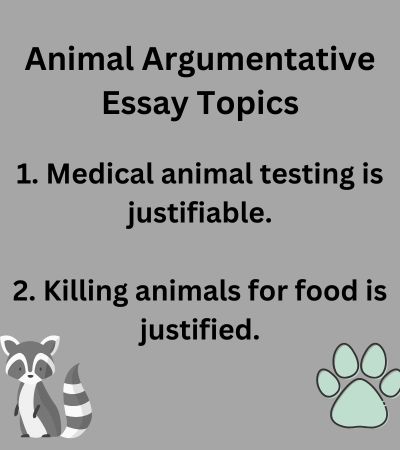 Argumentative Topics About Animals
