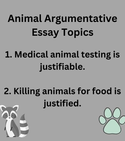 discursive essay topics about animals