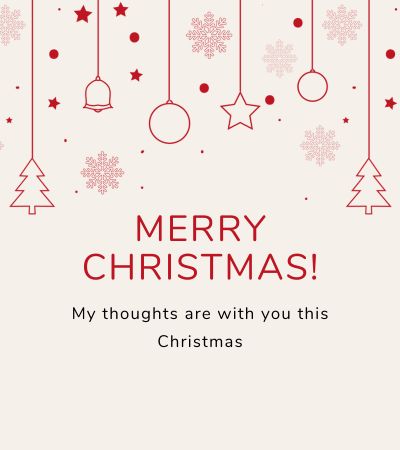 Christmas Message for a Patient