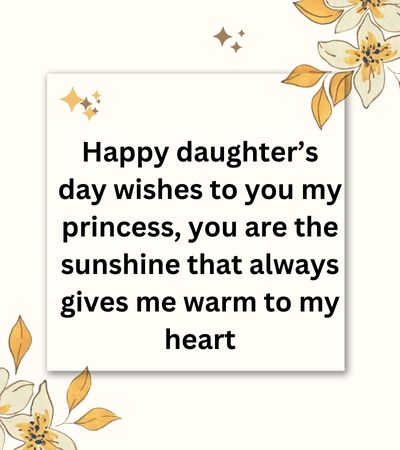 Daughters Day Wishes from Mother