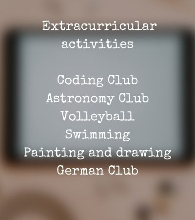 Extracurricular Activities Examples
