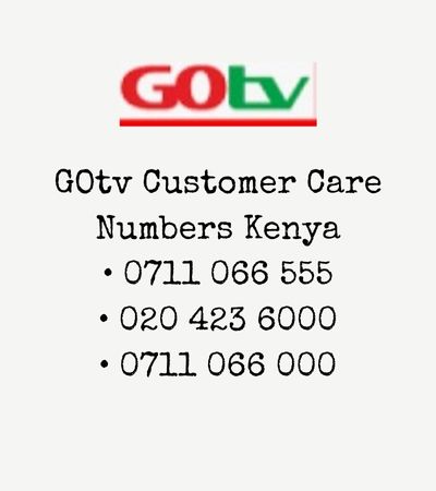 GOtv Customer Care Number Kenya