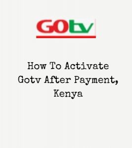 GOtv activation