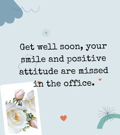 Get Well Messages for Coworker