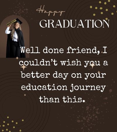 Graduation Card Message for Friend