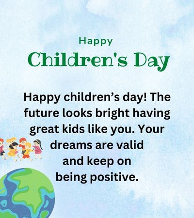Happy Children's Day Message from Teachers