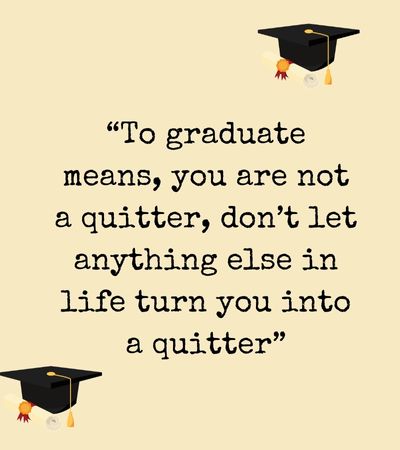 Inspirational Graduation Message