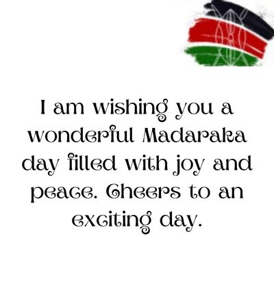 Madaraka Day Wishes