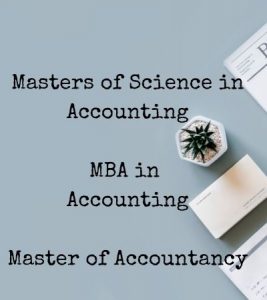 Master of Accountancy