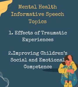 informative speech topics about mental health