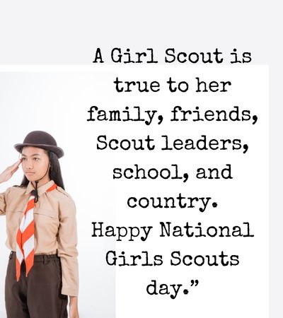 National Girl Scout Day Messages