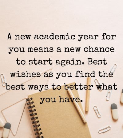 New Academic Year Quotes for Students