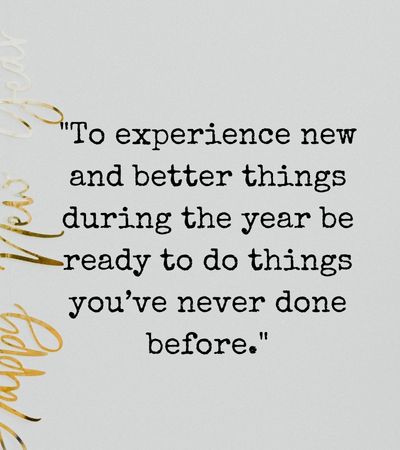New Year Quotes Inspirational