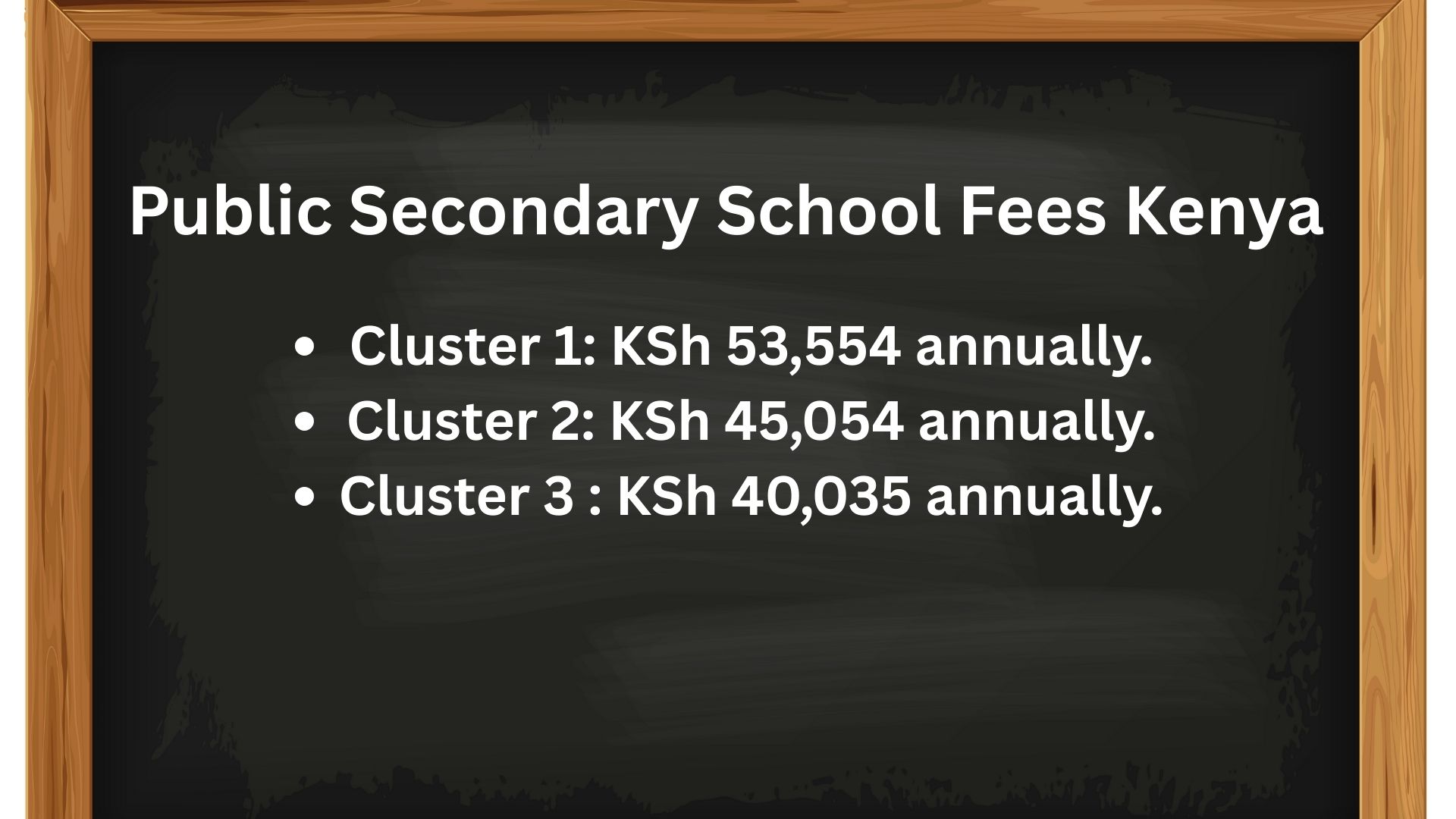 Public Secondary School Fees Kenya