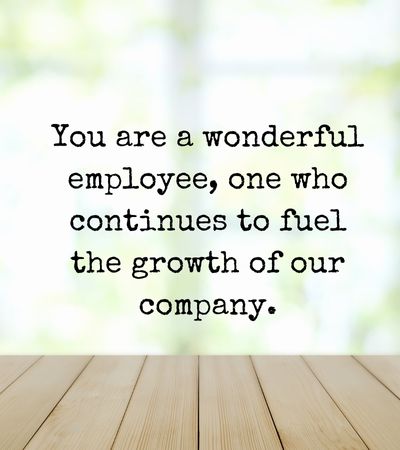 Recognition Words for Employees
