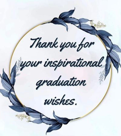 Thank You Card Messages for Graduation