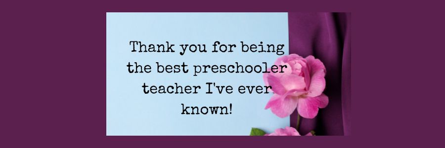 43 Thank You Messages For Preschool Teachers Elimu Centre