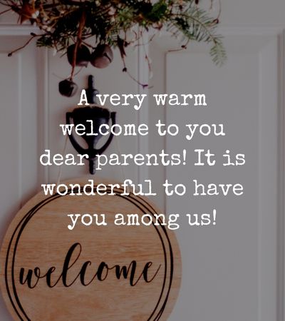 Welcome Message for Parents in WhatsApp Group