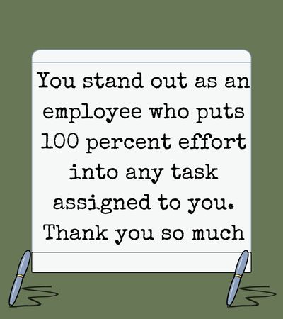 Words of Appreciation for Employees