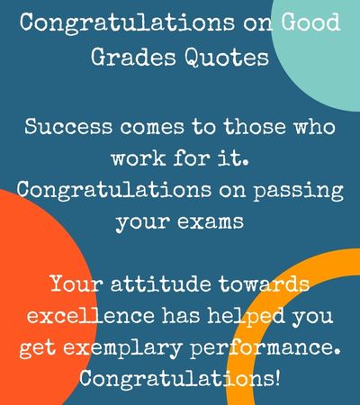 congratulations on good grades quotes