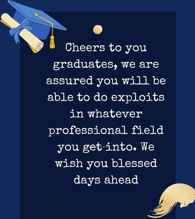 graduation message to students from teacher