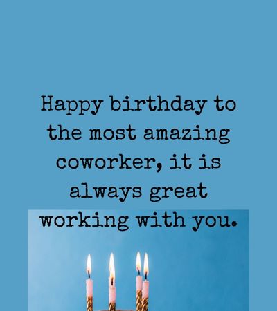 Happy Birthday Message for A Coworker - Elimu Centre