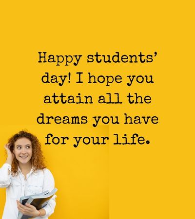 happy students day message