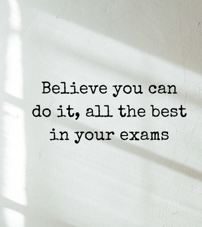 inspirational exam quotes