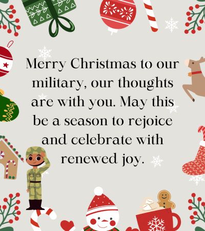 merry christmas to our military