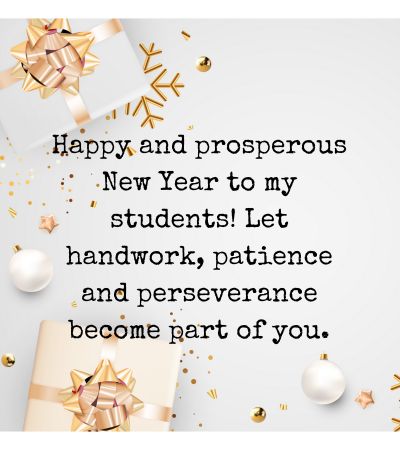 new year wishes for college students