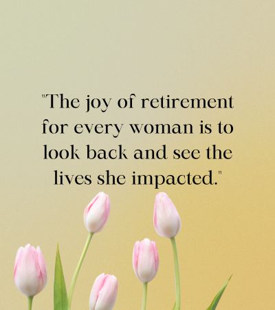 retirement quotes for women