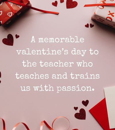 valentines day message for teacher