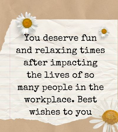 what to write in a retirement card for a coworker