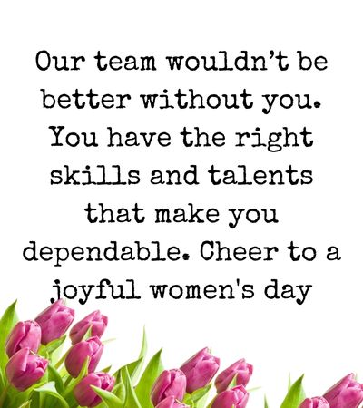 women's day wishes for colleagues