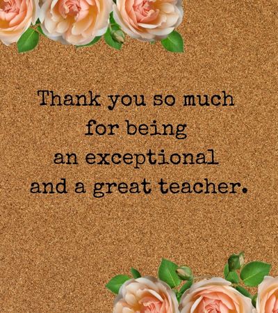 words of gratitude for teachers from parents